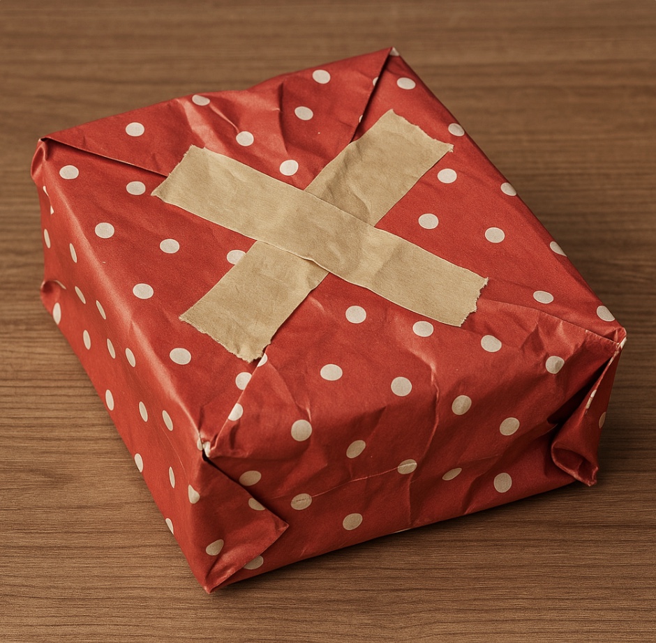 wrapped gift box